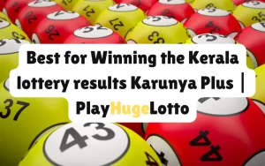 kerala lottery results karunya plus